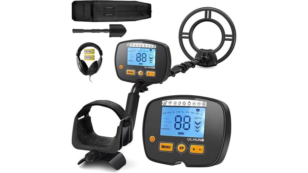 lightweight waterproof metal detector