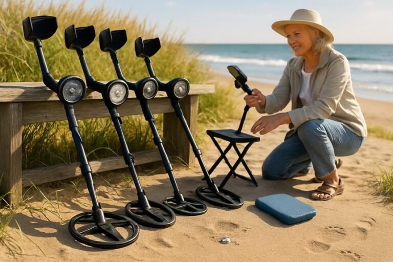 seniors easy metal detectors