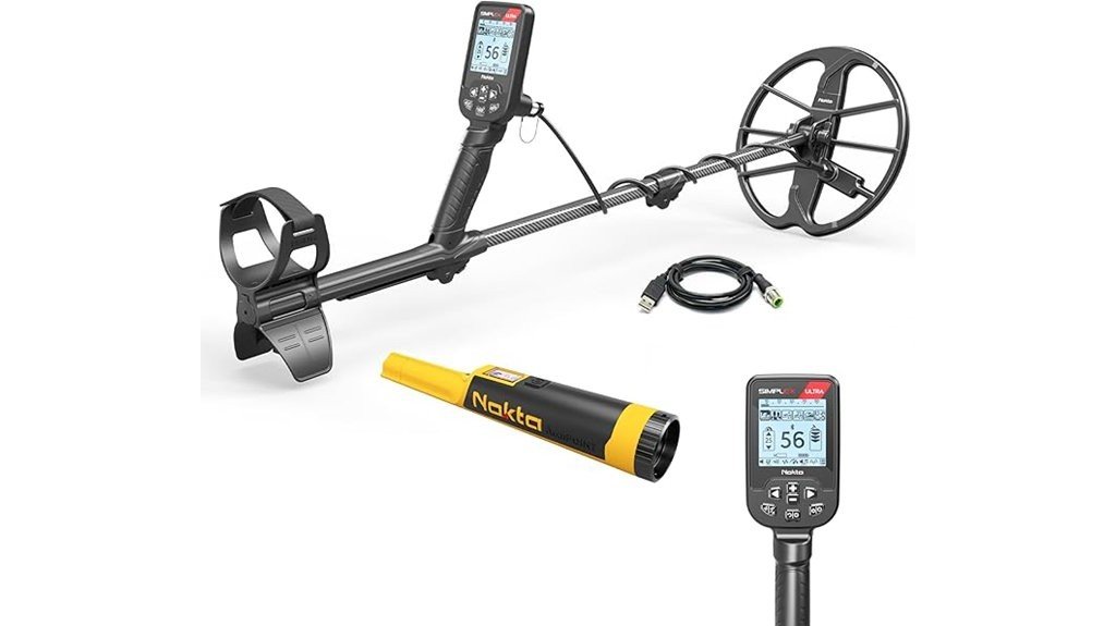 waterproof metal detector features